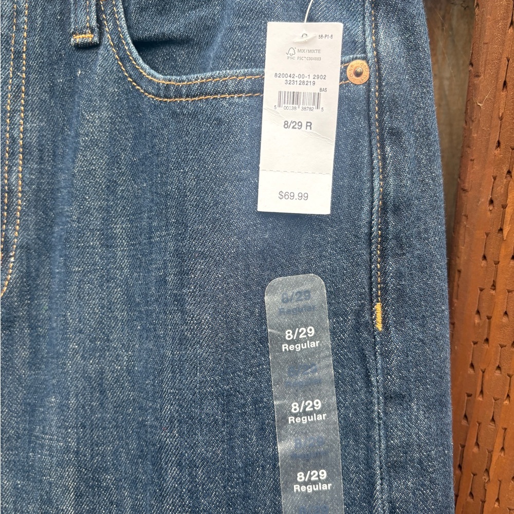 GAP Women's High Rise Jeans - Dark Blue - Picture 2 of 5